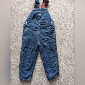Oshkosh Fleece Lined 2T Overalls